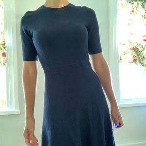 Banana Republic dark navy sweater dress
